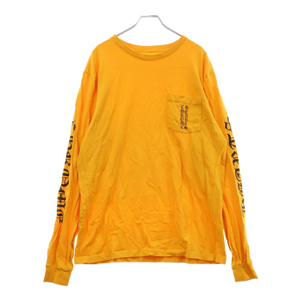 【CHROMEHEARTS】グラデーションロゴ Tシャツ 白/黄/オレンジ CHROMEHEARTS】グラデーションロゴ Tシャツ 白/黄/オレンジ