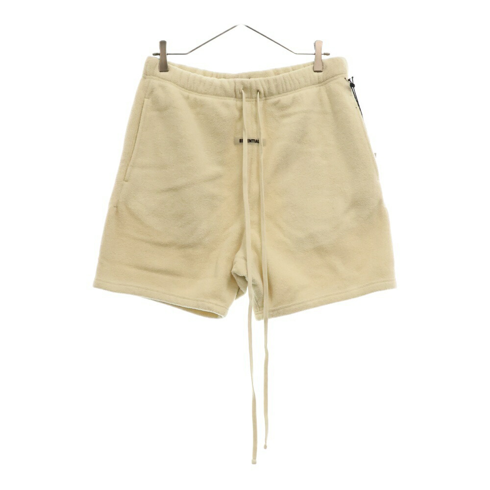 Fog essentials ベージュショートパンツ　ハーフパンツフリース裏起毛 Fog essentials ベージュ ショートパンツ ハーフパンツ フリース Fog