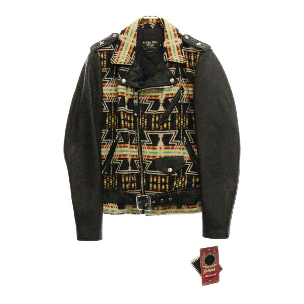 Schott ヴィンテージ加工 レザー クラシック レーサー ジャケット Schott N.Y.C ショット クラシック レーサー レザージャケット