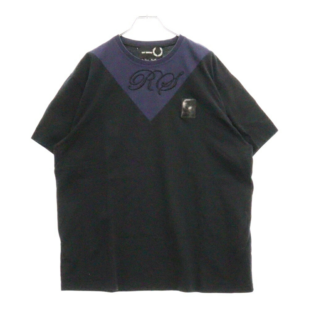 RAF SIMONS ラフシモンズ フレッドペリー コラボ 半袖シャツ L 9025d070047-1.jpg