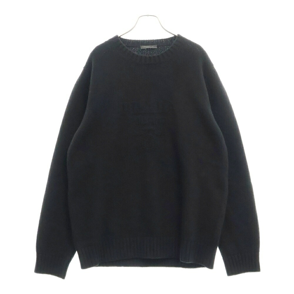 美品 PRADA プラダ 高品質 カシミヤ モックネック 長袖ニット セーター 楽天市場】PRADA(プラダ) サイズ:46 ウールニット モックネック