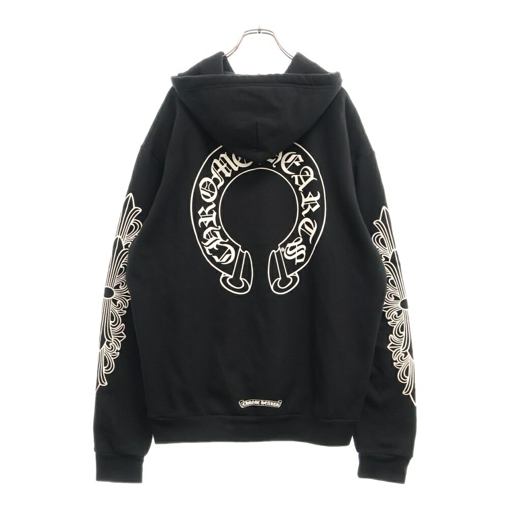 CHROME HEARTS◆ホースシュー フード パーカー ニューヨーク限定 CHROME HEARTSクロムハーツホースNY限定ホースシュープル