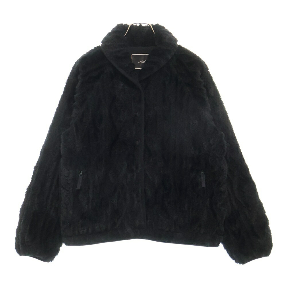 kith キス　ストライプジップアップジャケット ブラック 中古・古着通販】KITH (キス) Full Zip Sweater ネイビー