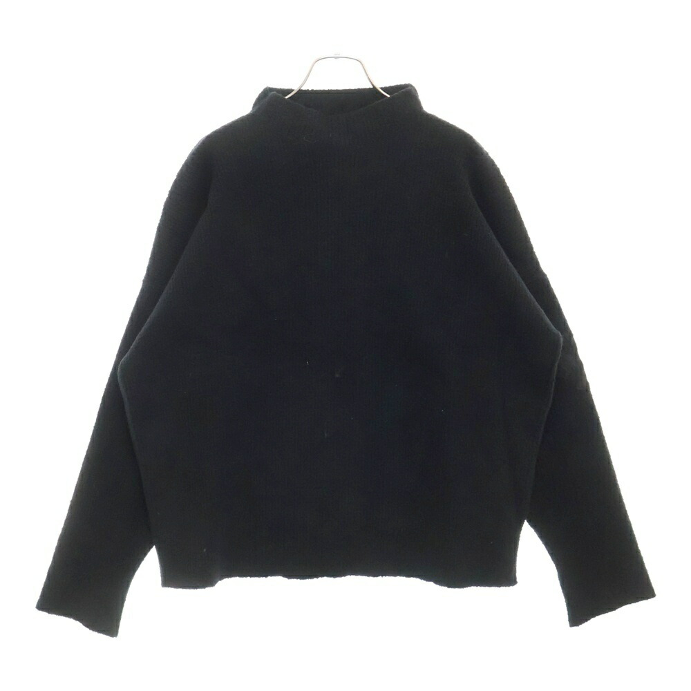 CHROME HEARTS(クロムハーツ) 大きさ:XSM ハラコクロスパッチ ハイネック 編み物スウェーター 黒いこと【新古品/中古】【座標軸S】【色合い黒いこと】【取りまわしバス発着場OneStyle新宿店】