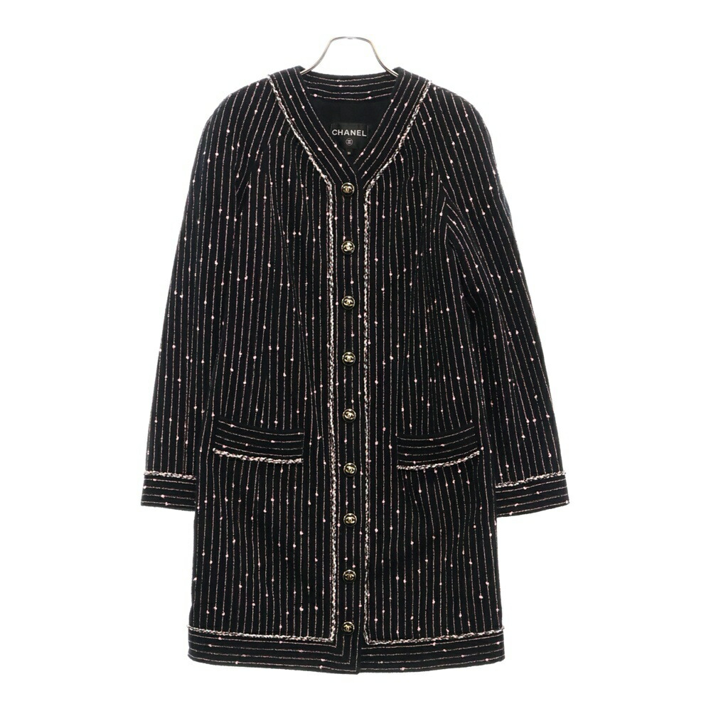 楽天市場】CHANEL(シャネル) ココマークボタン ツイードノー