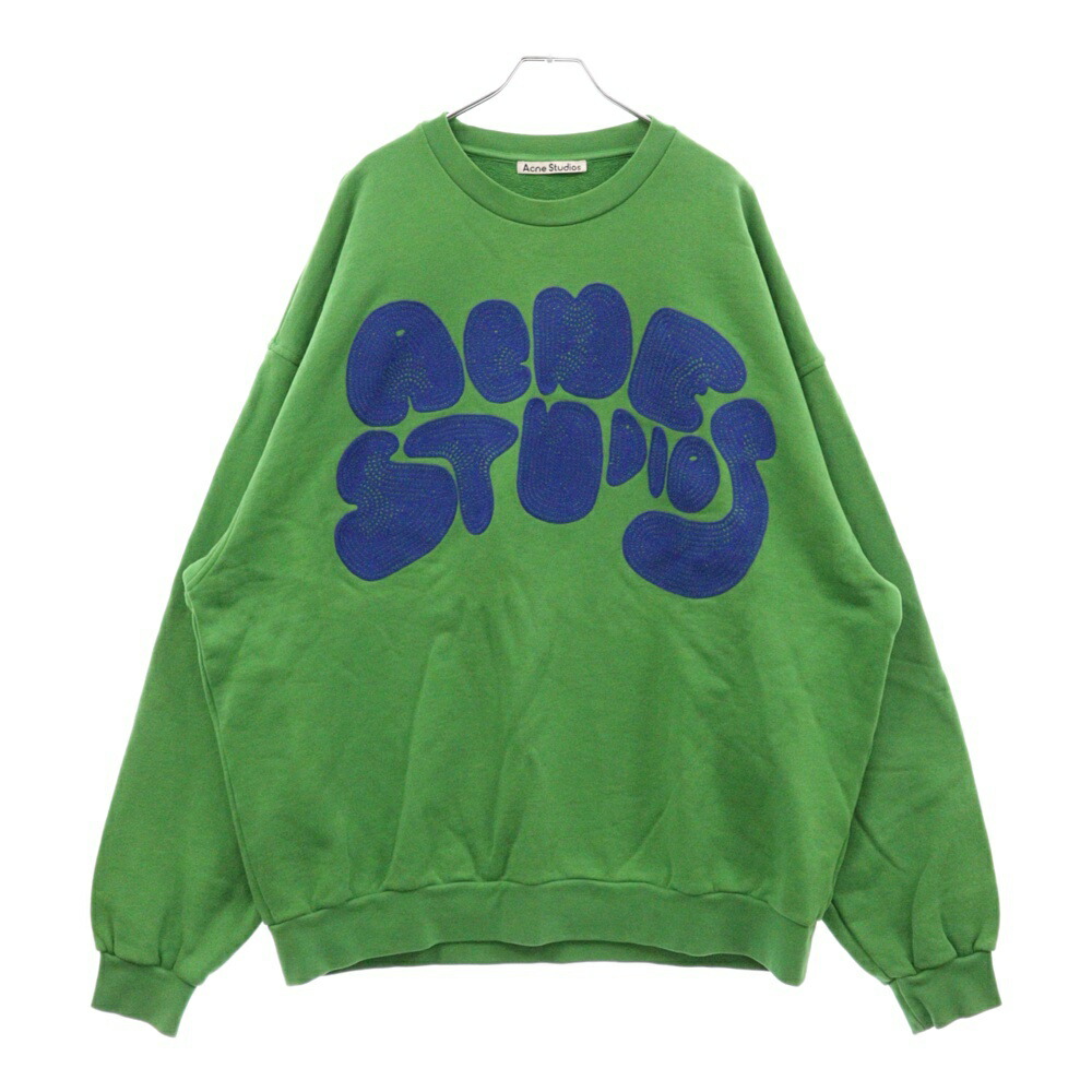 Acne Studios　グリーンスウェット プリントロゴ 長袖 楽天市場】Acne Studios(アクネ ストゥディオズ) サイズ:S ロゴ