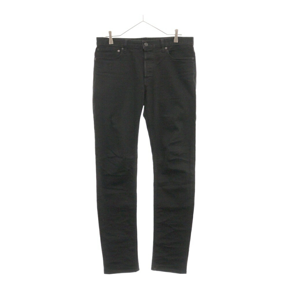 b1234【mnml】ダメージ加工　スキニーデニム　裾ジップ　28　送料無料 1024i060050-1a.jpg
