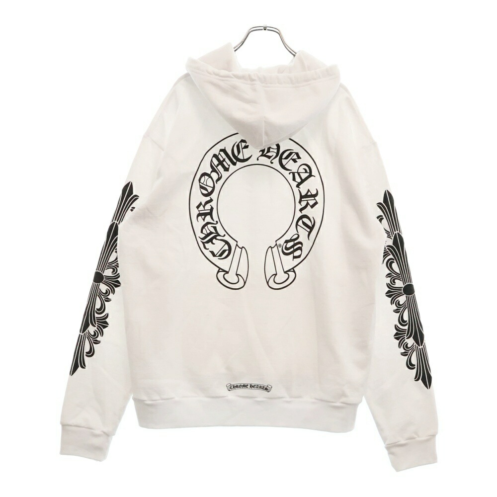 新品未使用　クロムハーツ 東京限定バックホースシュープリントジップアップパーカー Chrome Hearts - クロムハーツ SWTSHRT HD ZIP 東京限定ホース