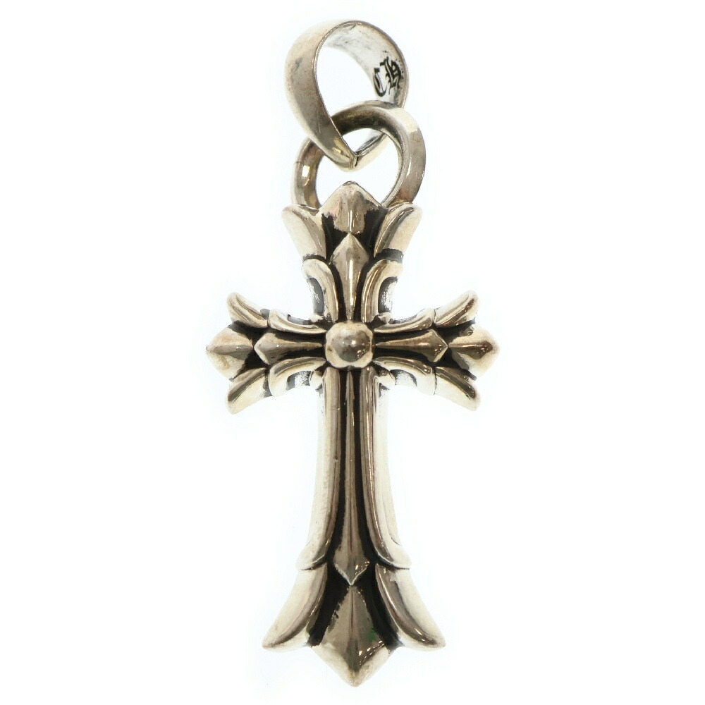 クロムハーツネックレスsilver925 CHROME HEARTS 【中古】 クロムハーツ スモール CHクロス ハート