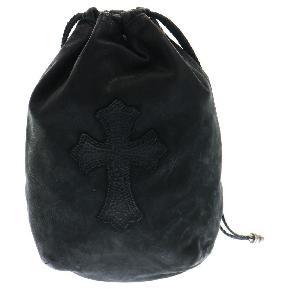クロムハーツ　巾着バッグ 中古・古着通販】CHROME HEARTS (クロムハーツ) クロスパッチ