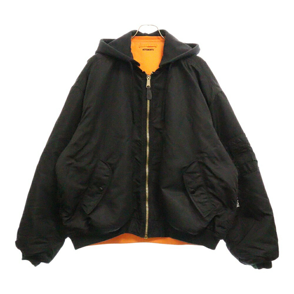 VETEMENTS ブラック MA-1 フライトジャケット 2025年最新】VETEMENTS MA-1・フライトジャケットの人気アイテム