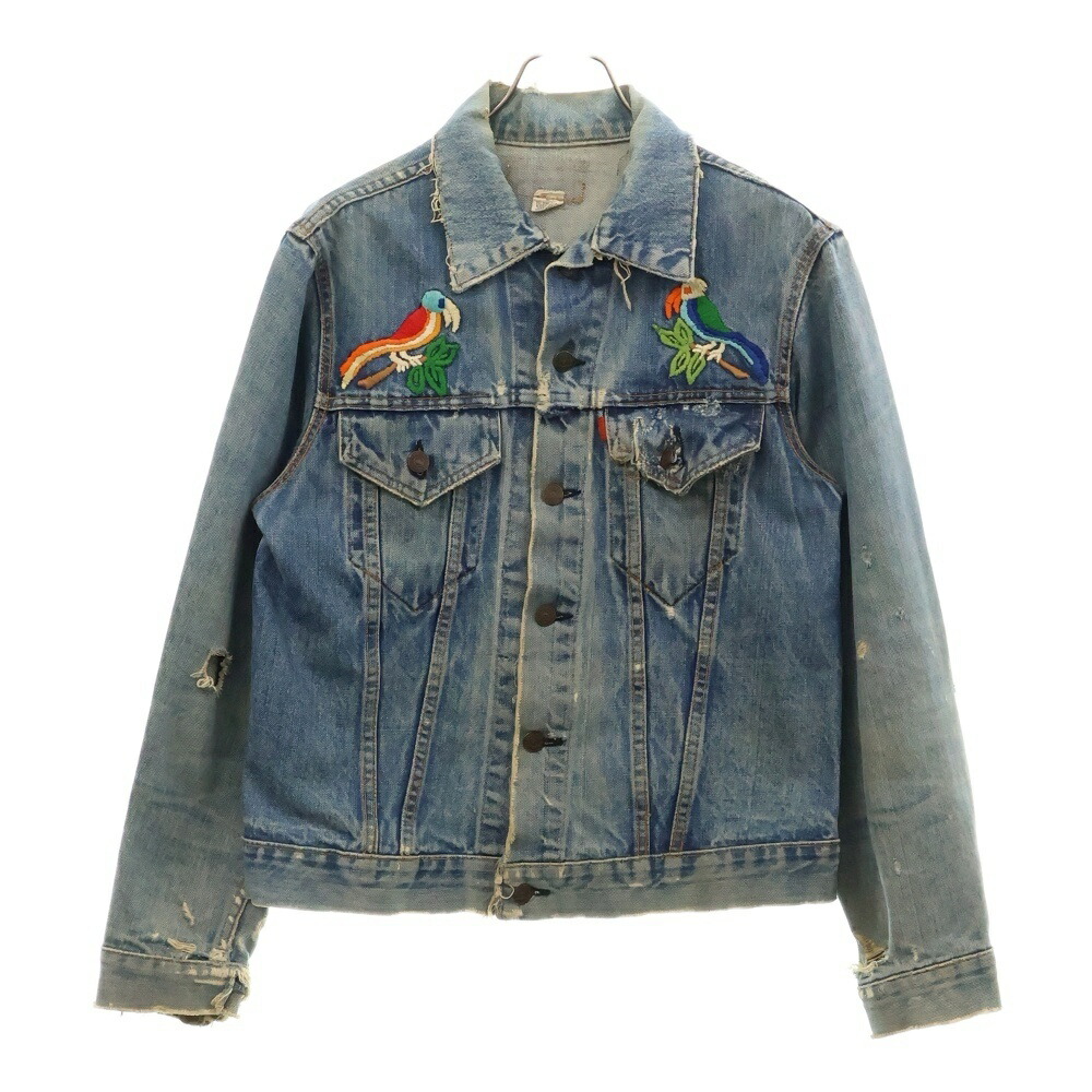 希少 70s リーバイス 4th デニムジャケット 刻印52 移行期 XL相当 70's Levi's リーバイス 70505-0217 デニムジャケット 4th
