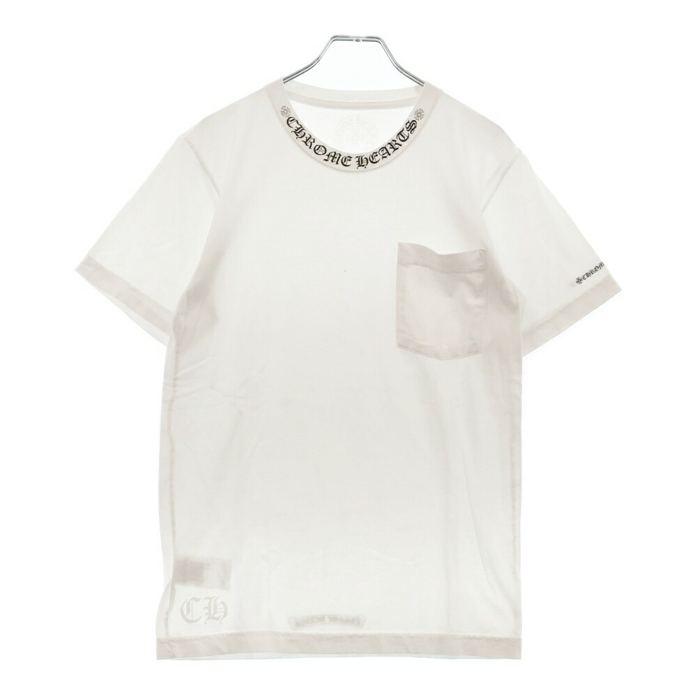 クロムハーツ　サイズ:L CHプラスプリント 半袖 Tシャツ ホワイト CHROME HEARTS (クロムハーツ) CH T-SHRT 1 バックスクロール