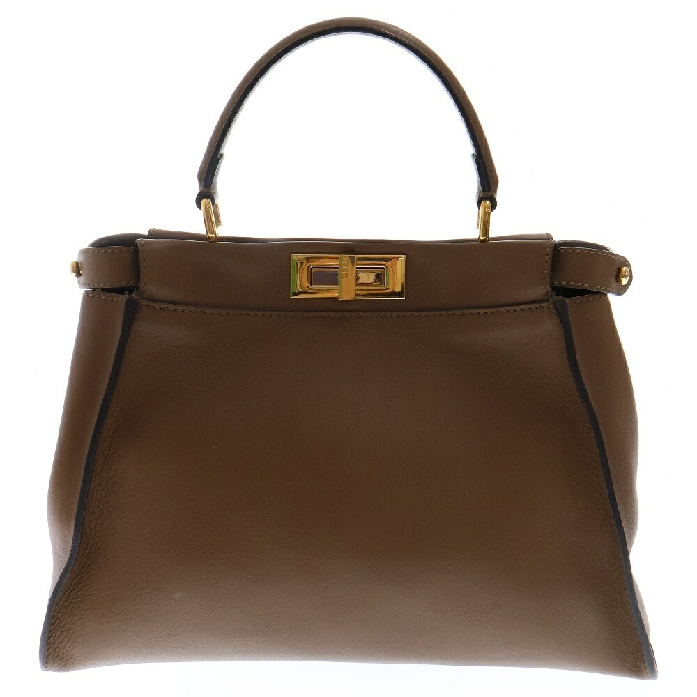 美品✨ FENDI 8BN290 ピーカブー 2WAYハンドバッグ 楽天市場】【中古】FENDI ピーカブー 2WAYハンドバッグ レザー