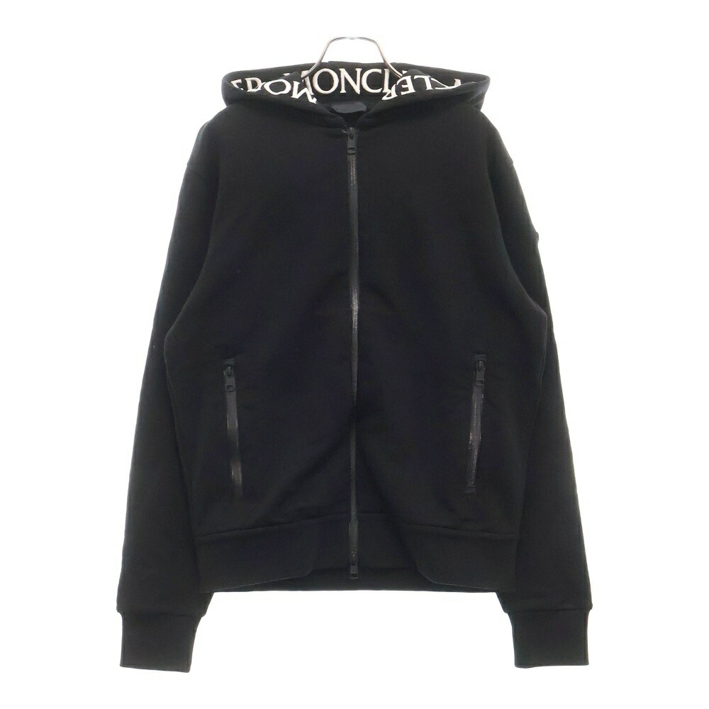 サモ・ハン・キンポー MONCLER モンクレールフラグメントニットパーカ MONCLER (モンクレール) ロゴワッペン ボーダー ニット