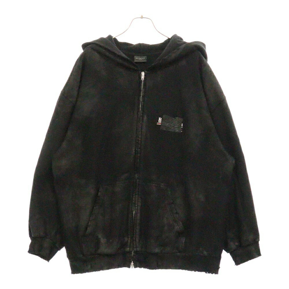 BALENCIAGA バレンシアガ INSIDE OUT ZIP-UP HOODIE 790378