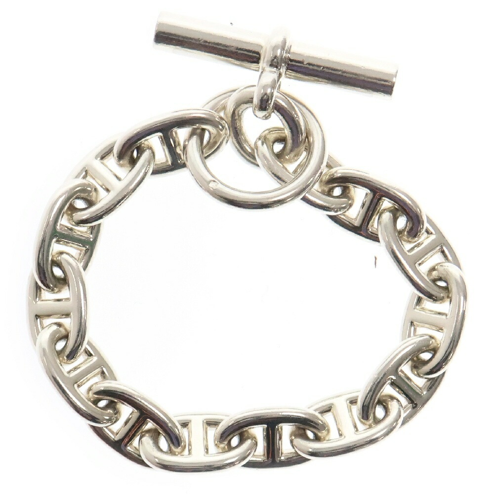 エルメス Chaine d'Ancre シェーヌダンクル MM 14 シェーヌ・ダンクル ブレスレット MM 14コマ[H101994B 014