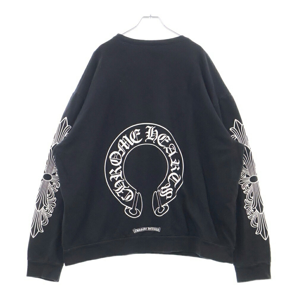 初期クロムハーツ オールド ホースシューロゴ スウェットusa製ヴィンテージ CHROME HEARTS クロムハーツ（原本無） OLD LOGO SWTSHR