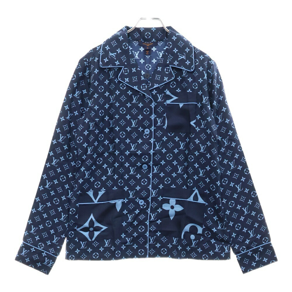 ★LOUIS VUITTON 幾何学模様の長袖パジャマシャツ 送料込み 楽天市場】LOUIS VUITTON(ルイヴィトン) サイズ:XL 24AW