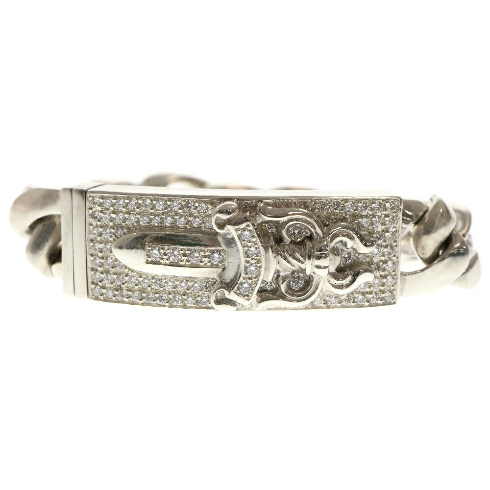 シルバー925 プラスクロス ボックス idブレスレット 140グラム 中古】 CHROME HEARTS クロムハーツ CHクロスボックスID