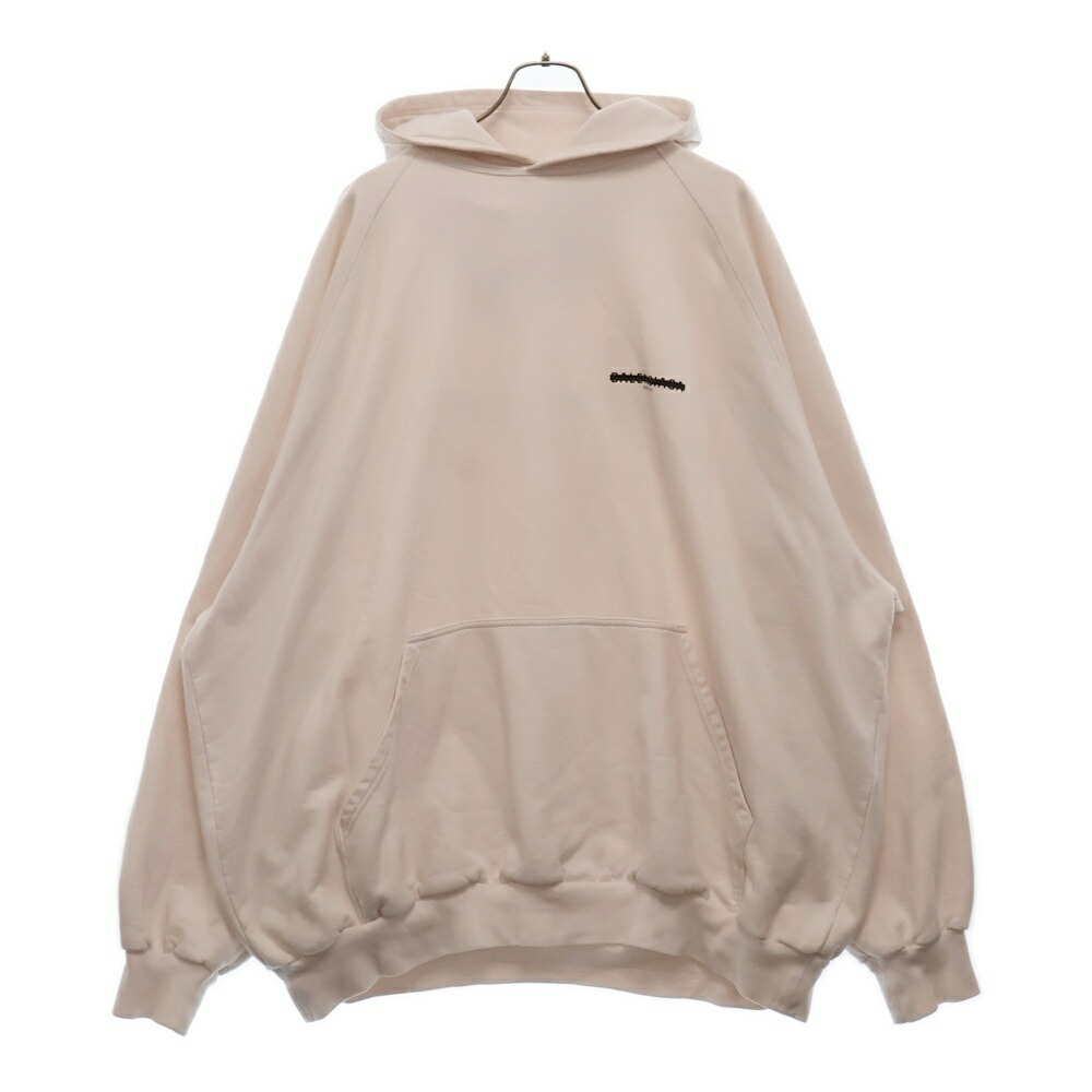 22SS バレンシアガ 3Bロゴ オーバーサイズ ノースリーブフーディー 1 送料込直営店+BALENCIAGA+3B SPORTS ICON HOODIE オーバーサイズ