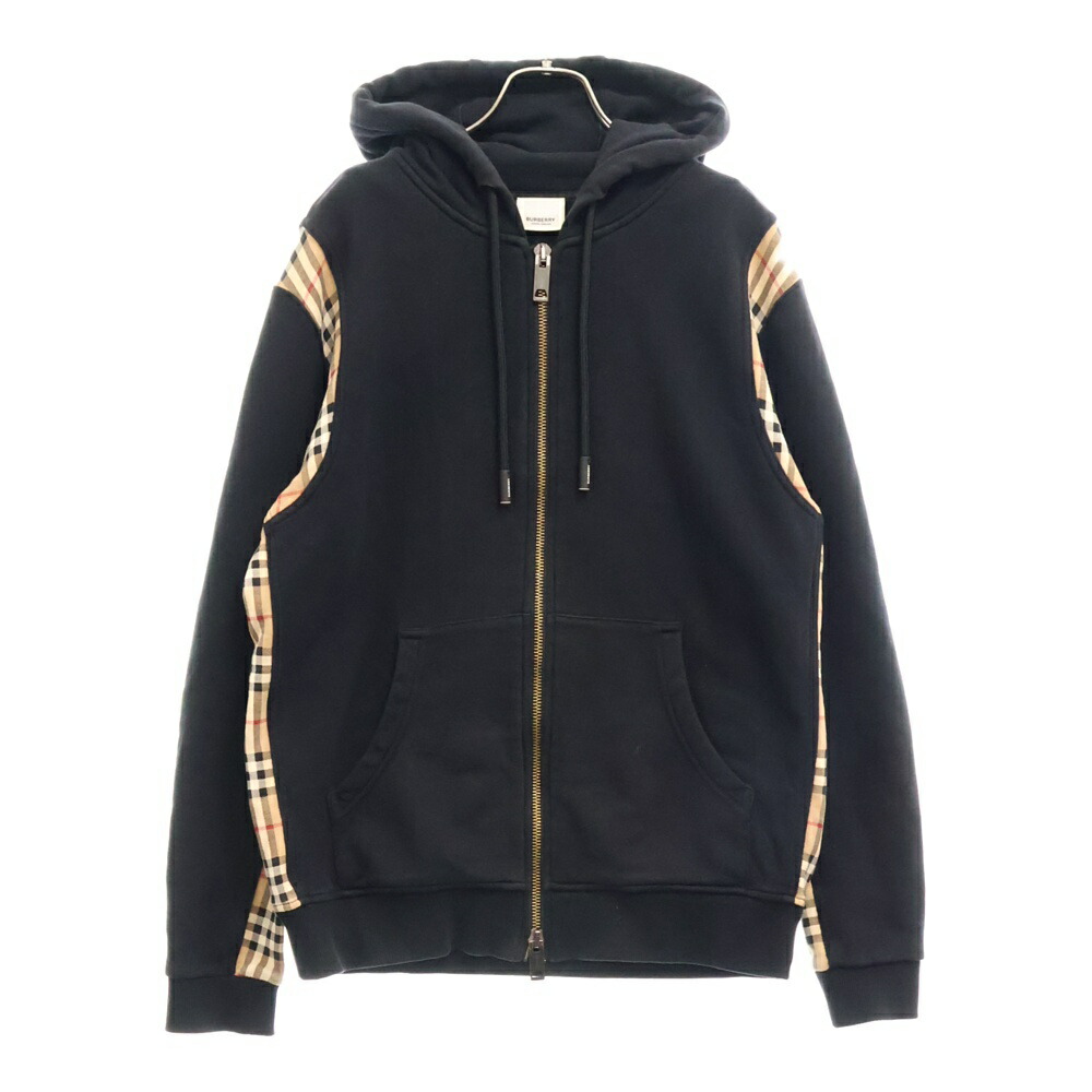 BURBERRY LONDONパーカー/L/BLK/総柄/8037593 楽天市場】BURBERRY(バーバリー) サイズ:L リブストライプ ロゴ