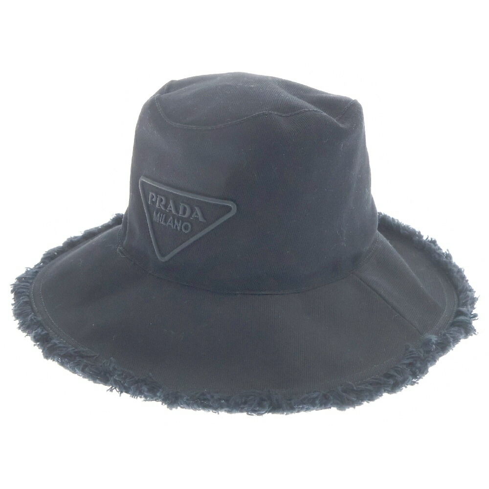 楽天市場】PRADA(プラダ) サイズ:L Print Drill Hat プリント