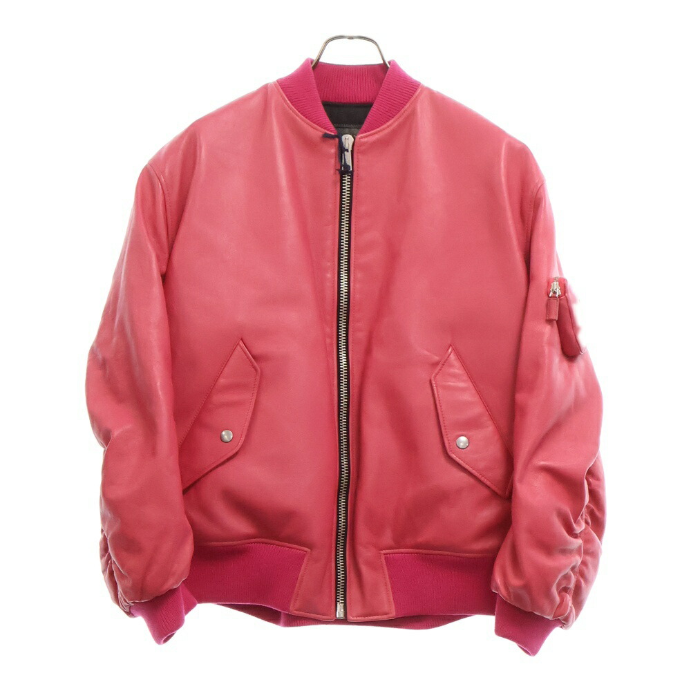 美品 PRADA SPORTS 08AW ライダースJKT フリル 38 PRADA - プラダ レザーフリルジャケット レディース SIZE 38 (S