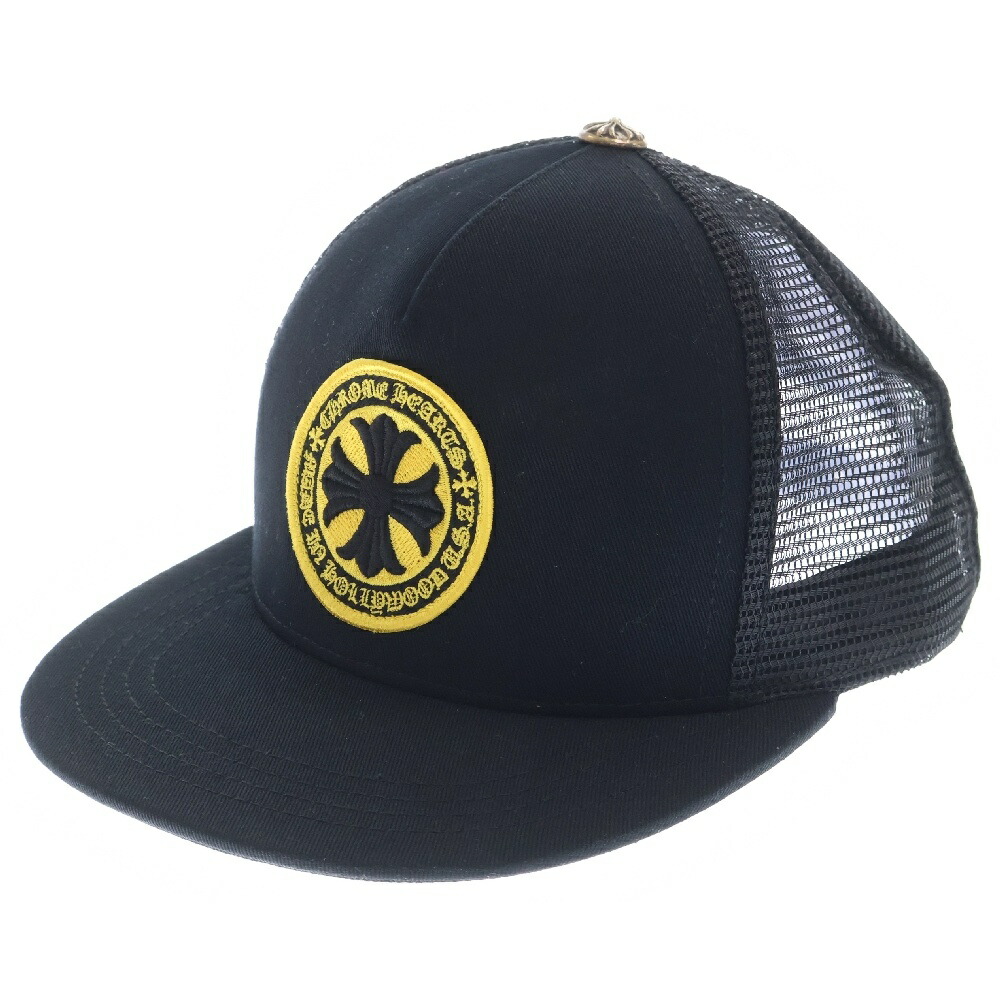 クロムハーツCH刺繍メッシュトラッカーキャップクロスボール付クロムハーツ CHROME HEARTS クロムハーツ TRUCKER CAP トラッカーキャップ CH