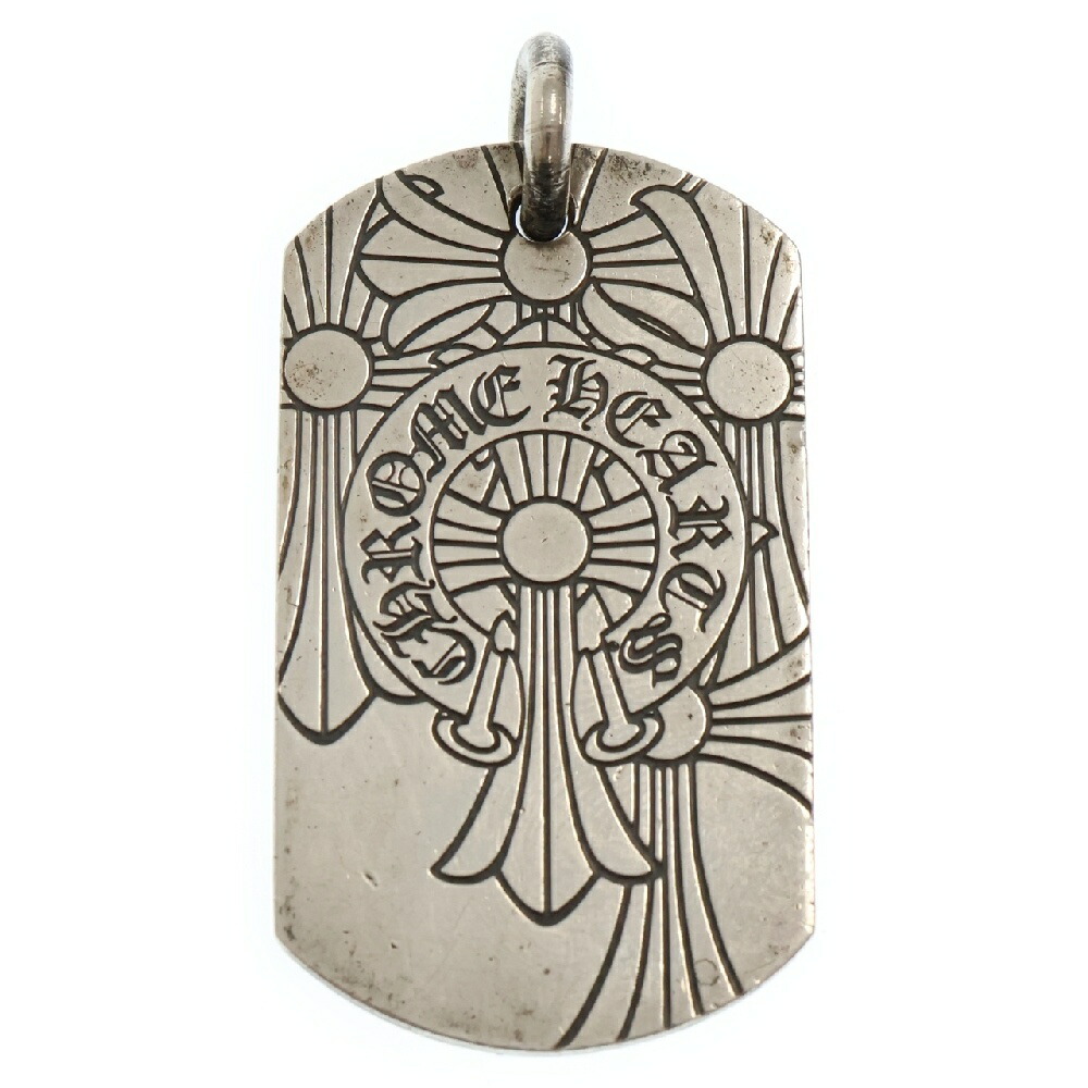 確実正規品　CHROME HEARTS ラージ ドッグタグ 840f9a1011ebd72a981e752da98997