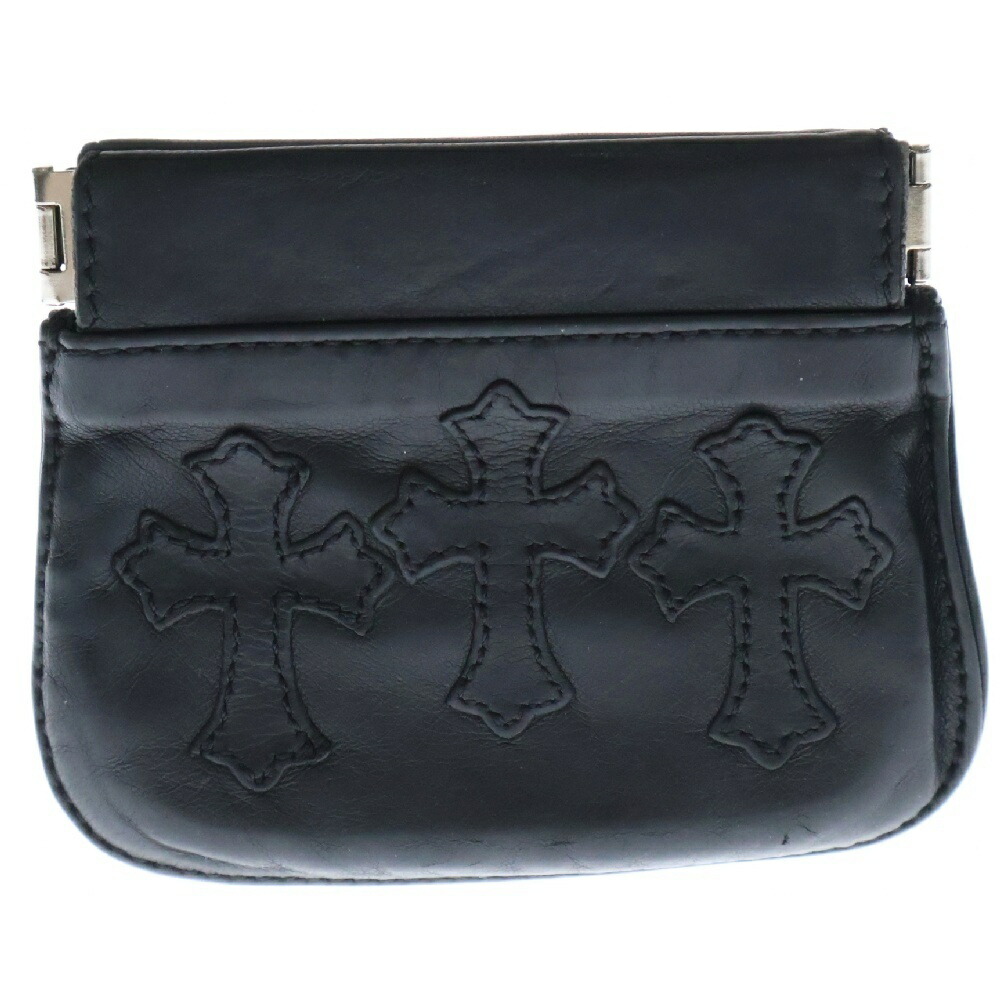 CHROME HEARTS クロムハーツ CHNG PURSE コインケース 美品□CHROME HEARTS クロムハーツ #2 ZPR CHNG PURSE レザー