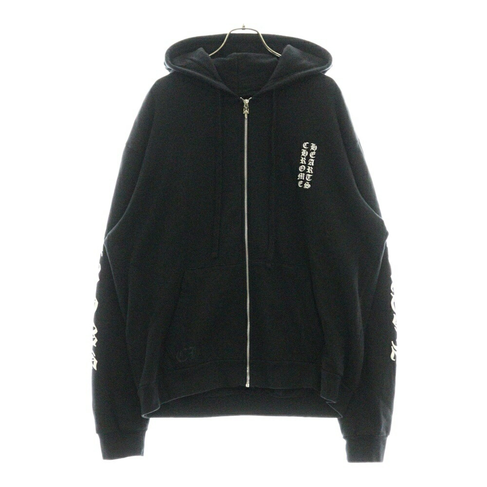 CHROME HEARTS ブラック ジップアップパーカー 楽天市場】CHROME HEARTS(クロムハーツ) サイズ:XXL SWTSHRT HD