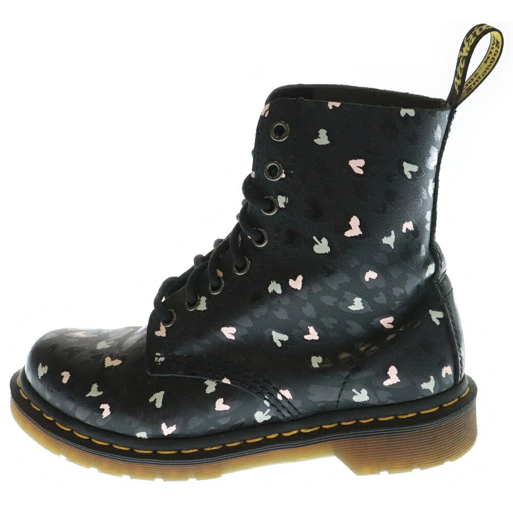 中古品　Dr.Martens ヒールレースアップ　ブーティ　UK6 Dr.Martens(ドクターマーチン) / レースアップブーツ/UK6/BLK