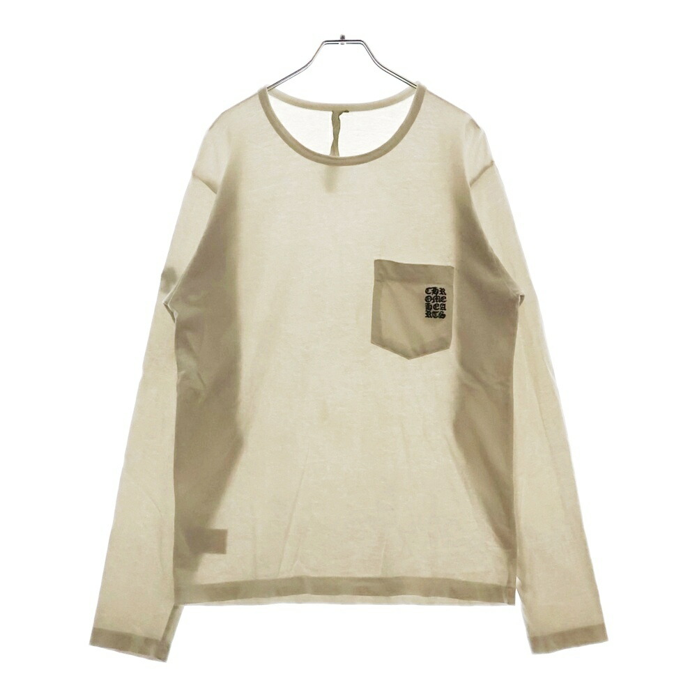 【再値下げ】CHROME HEARTS ワイノット ホワイト　長袖カットソー 楽天市場】CHROME HEARTS(クロムハーツ) サイズ:S Y NOT L/S Tee