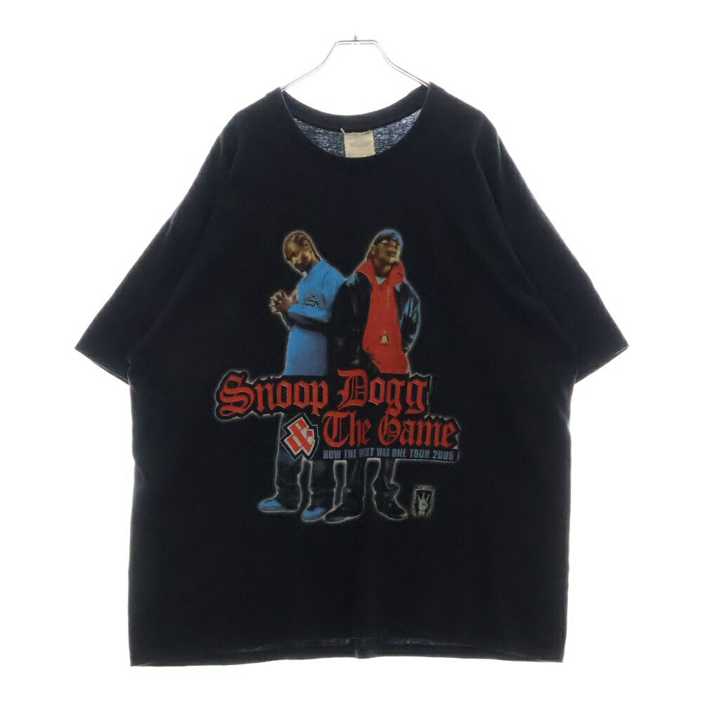 90s スヌープドック　ブラック　usa製　シングルステッチ　半袖tシャツ　L 90s スヌープドック ブラック usa製 シングルステッチ 半袖t
