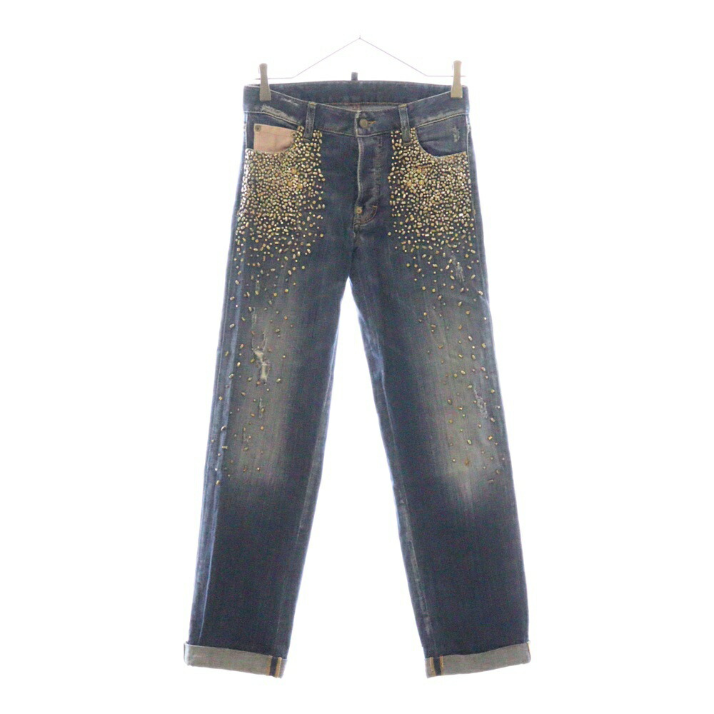 【中古品】　TWWデニム　S/L ブラック 楽天市場】DIESEL(ディーゼル) サイズ:27 MHARKY ダメージ加工