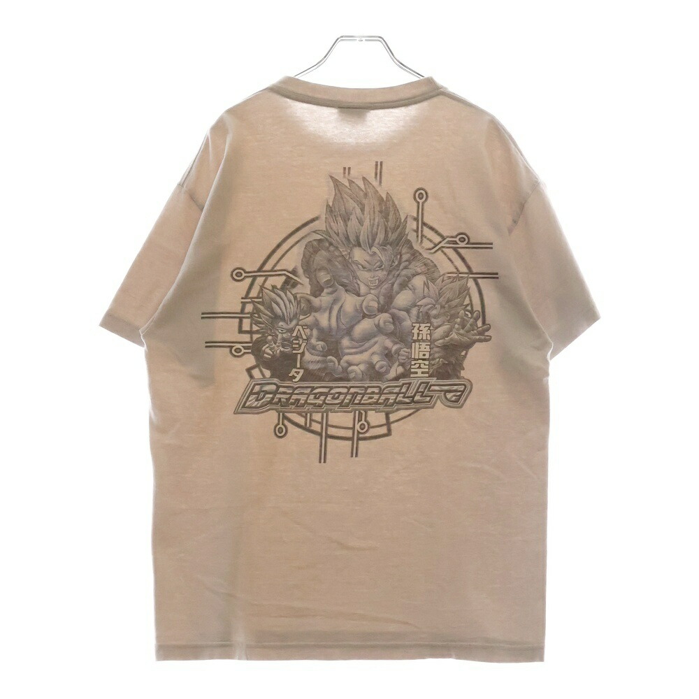 ヴィンテージ/2002年「ドラゴンボールＺ USA」半袖Tシャツ 00年代 ドラゴンボールZ 総柄 半袖 チカーノシャツ ポリシャツ