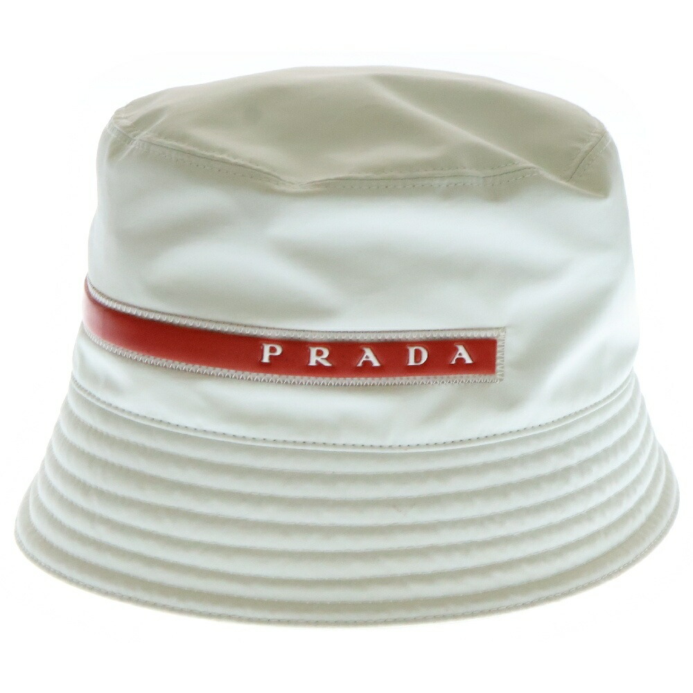 楽天市場】PRADA(プラダ) サイズ:L Print Drill Hat プリント