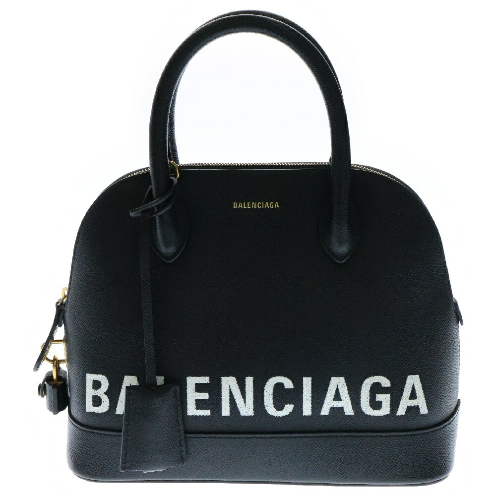 バレンシアガ　ハンドバッグ BALENCIAGA バレンシアガ ロゴプリント 2WAYショルダーバッグ