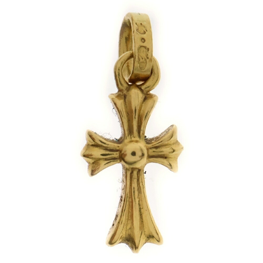 【ラスト1点】　タイニーチェーン　クロス　22k加工　【65cm調製可能‼️】 楽天市場】CHROME HEARTS 22K TINY E CROSS DOUBLE SIDE DIAMOND