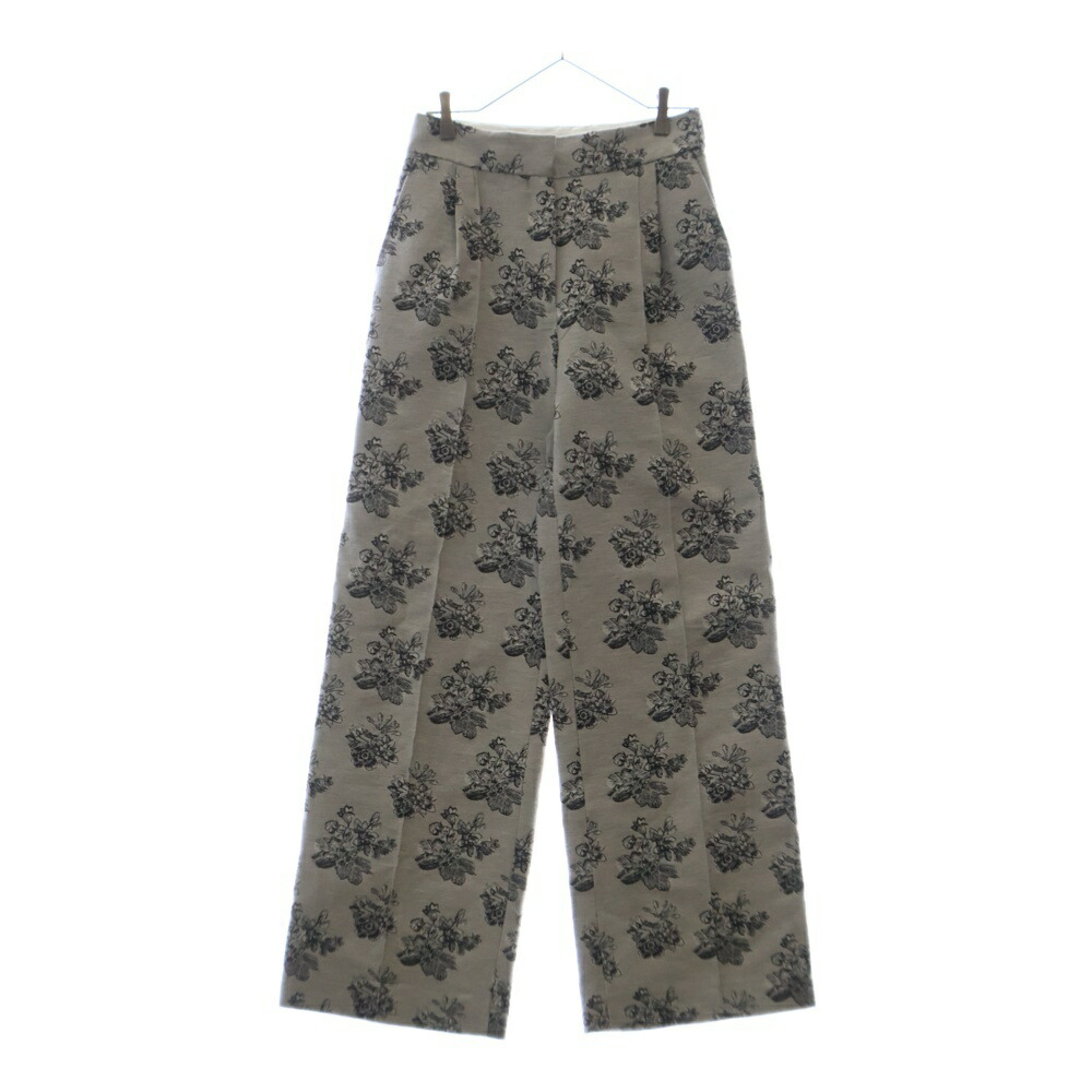 ♂新品・タグ付・チノパン【Maison Kitsune】カーキ　42 　綿 MAISON KITSUNE メゾンキツネ フォックス 刺繍ロゴ チノパン