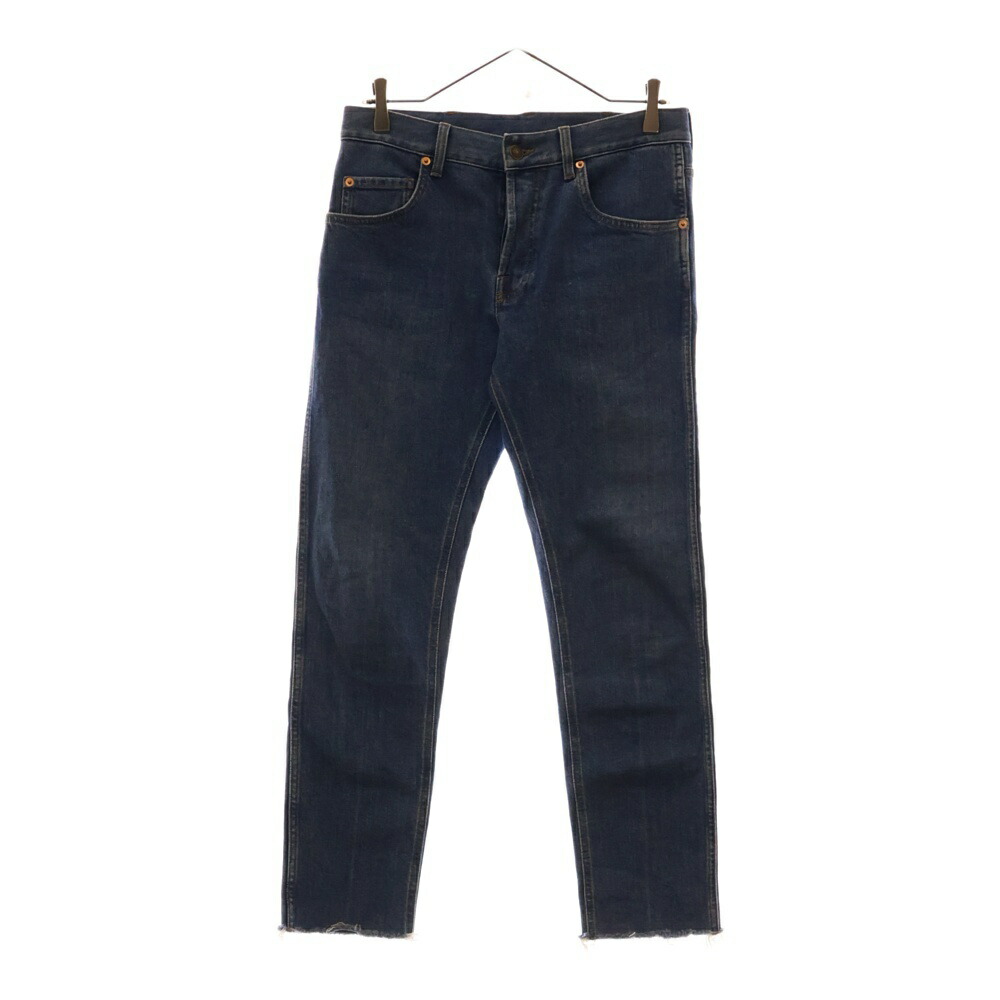 【GUCCI】ロゴ パッチ ジーンズ☆SALE中 Gucci ロゴパッチ ジーンズ | ブルー | FARFETCH JP