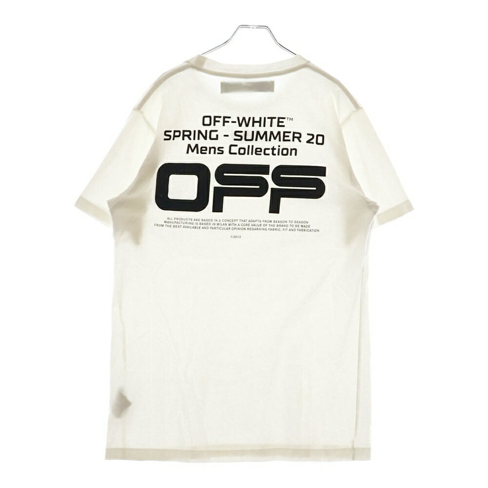 [OFF-WHITE]ディアゴナルロゴプリント半袖Tシャツ関税送料込 楽天市場】OFF-WHITE(オフホワイト) サイズ:L ACRYLIC DIAGONAL