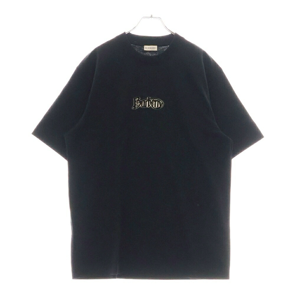 BURBERRY オーバーサイズ ロングスリーブ Tシャツ ブラック TB BURBERRY BLACK LABEL（Tシャツ/カットソー(七分/長袖)）の