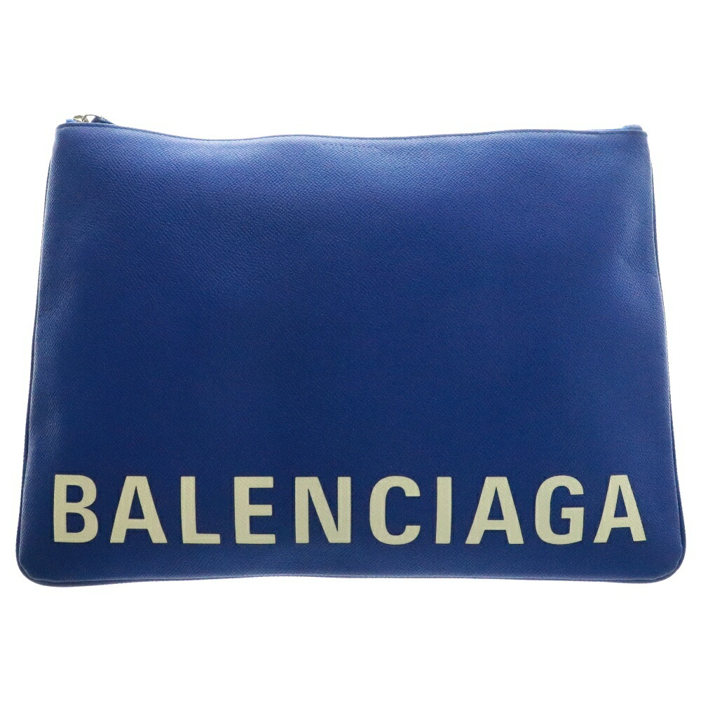 【BALENCIAGA】MAXI CLUTCH クラッチ バッグ レザー ロゴ BB BALENCIAGA】LOGO CLUTCH (BALENCIAGA/クラッチバッグ) 95261549