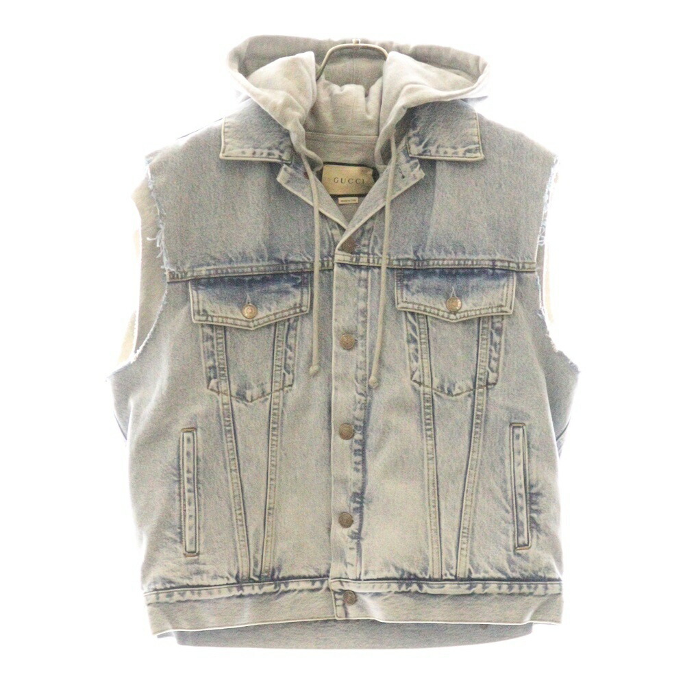 GUCCI ベスト 40 ライトブルー 美シルエット 楽天市場】GUCCI(グッチ) サイズ:M Logo Jacquard Knitted Vest