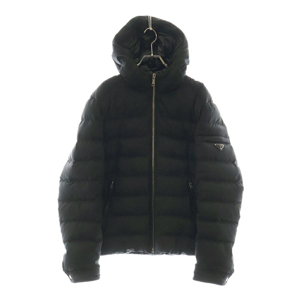 ★PRADA★Logo Wool-Cashmere クリスマスダウンジャケット ☆PRADA☆Logo Wool-Cashmere クリスマスダウンジャケット