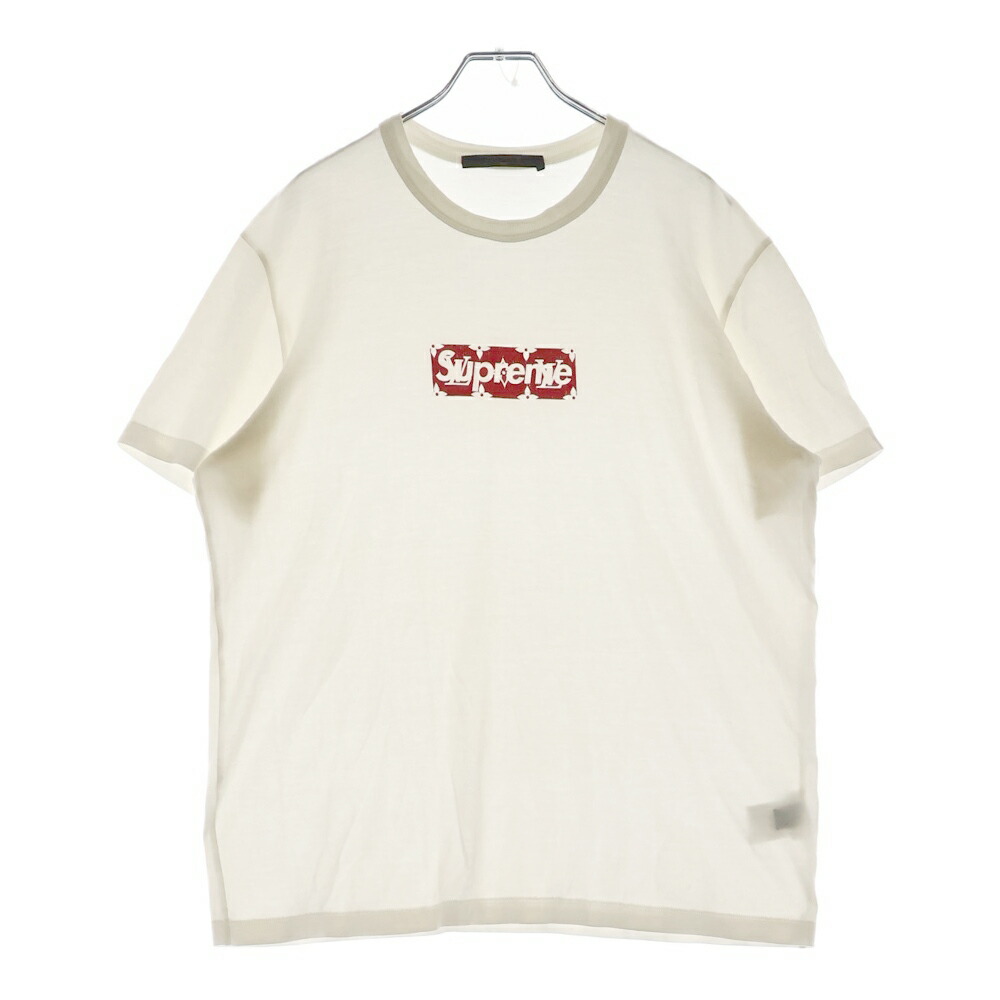 【レア難あり】Supreme ルイヴィトンBOXロゴ T Lサイズ ホワイト Supreme x Louis Vuitton Box Logo Tee White