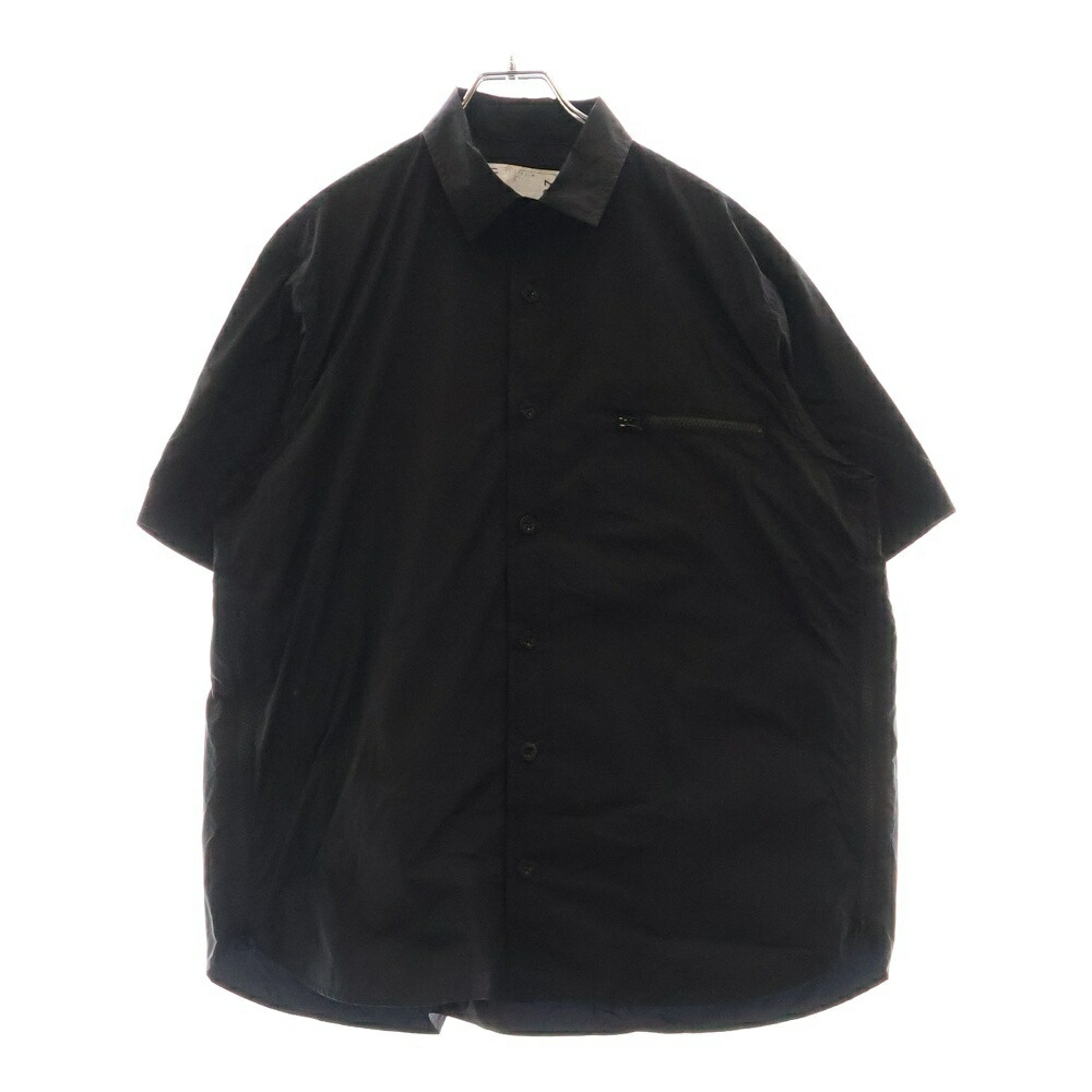 sacaiナイロン ツイルコットンパフスリーブTシャツ サカイ sacai サカイ 24SS Cotton Poplin x Nylon Twill Shirt