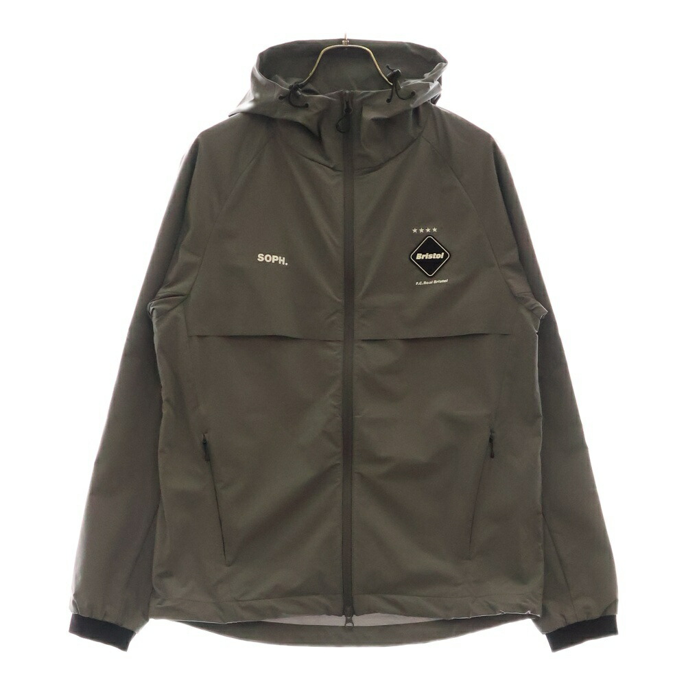 ✨美品✨ エフシーレアルブリストル FCRB ロゴ ナイロンジャケット 白 F.C.Real Bristol エフシーレアルブリストル 24AW PRACTICE STAR